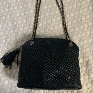 BALLY Vintage Quilted Leather Bag